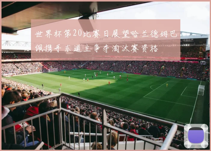 世界杯第20比赛日展望哈兰德姆巴佩携手东道主争夺淘汰赛资格